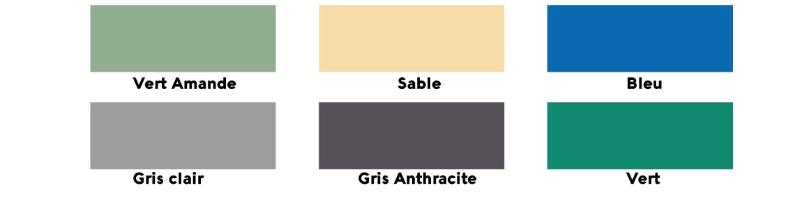 Coloris couverture de sécurité à barres pour piscine Norwind